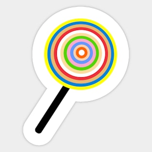 Colorful lollipop Sticker